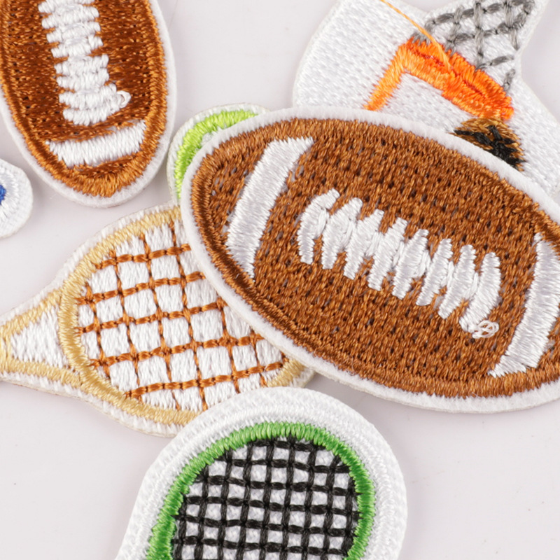 100 ピース/ロットクリエイティブ刺繍パッチスポーツボール - Table Tennis Olympics のレビューと価格