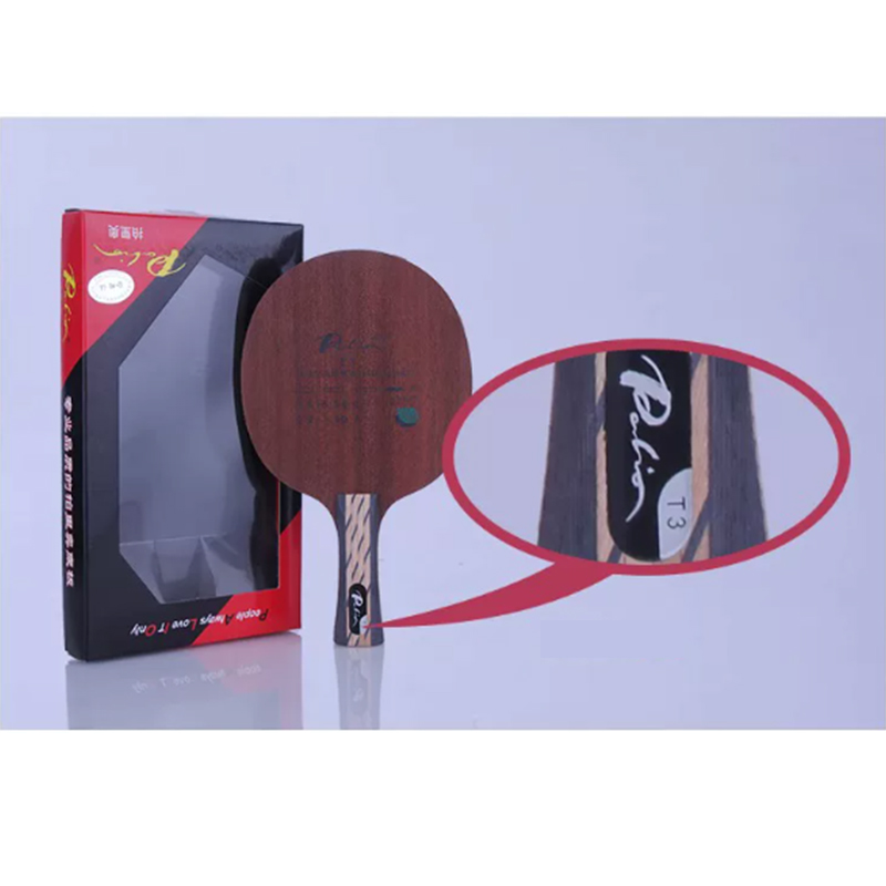 パリオT3卓球ラケット、カーボン素材、速攻型、厚手、木とカー - Table Tennis Racket のレビューと価格